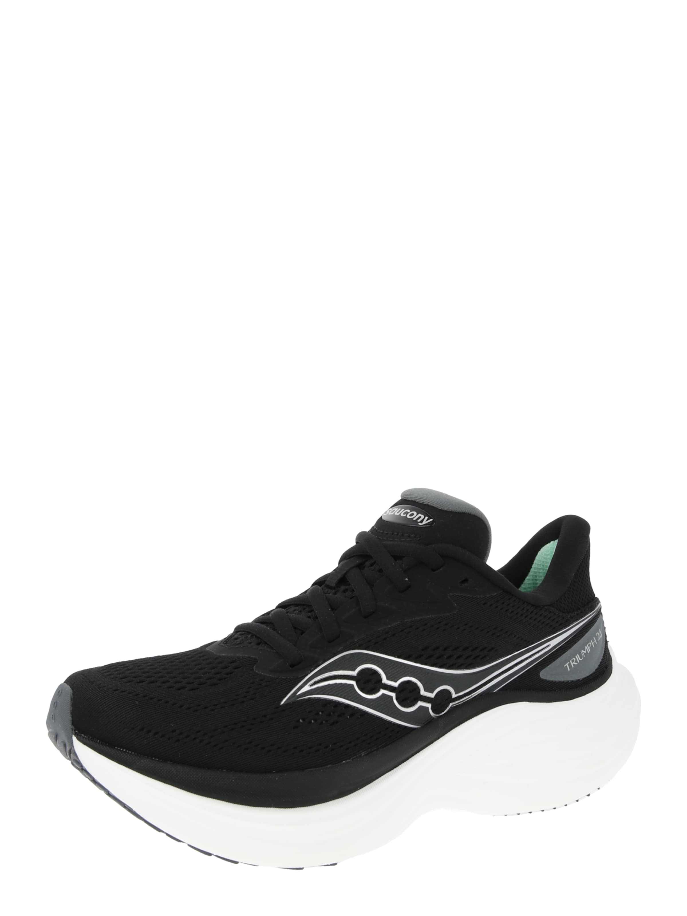 Chaussure de course 'TRIUMPH 24' saucony en noir : devant