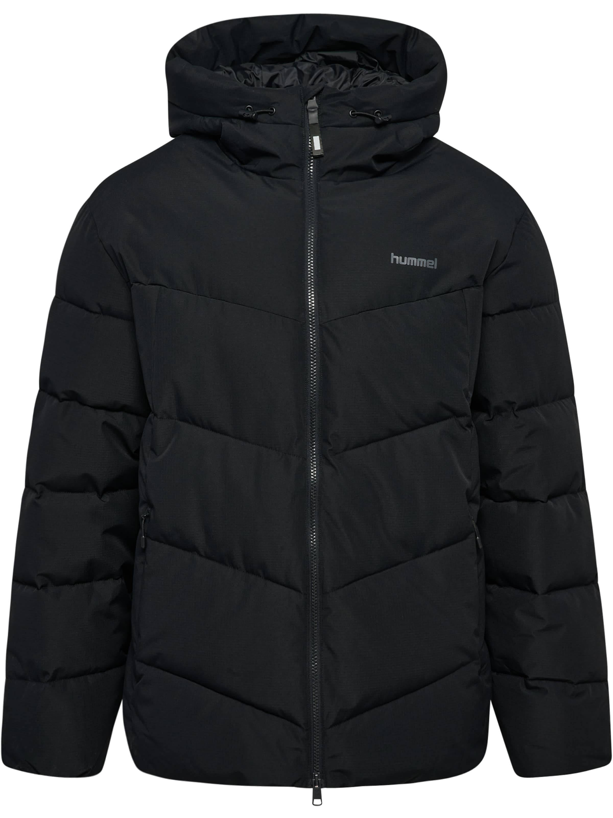 Hummel Winterjacke in Schwarz: Vorderseite