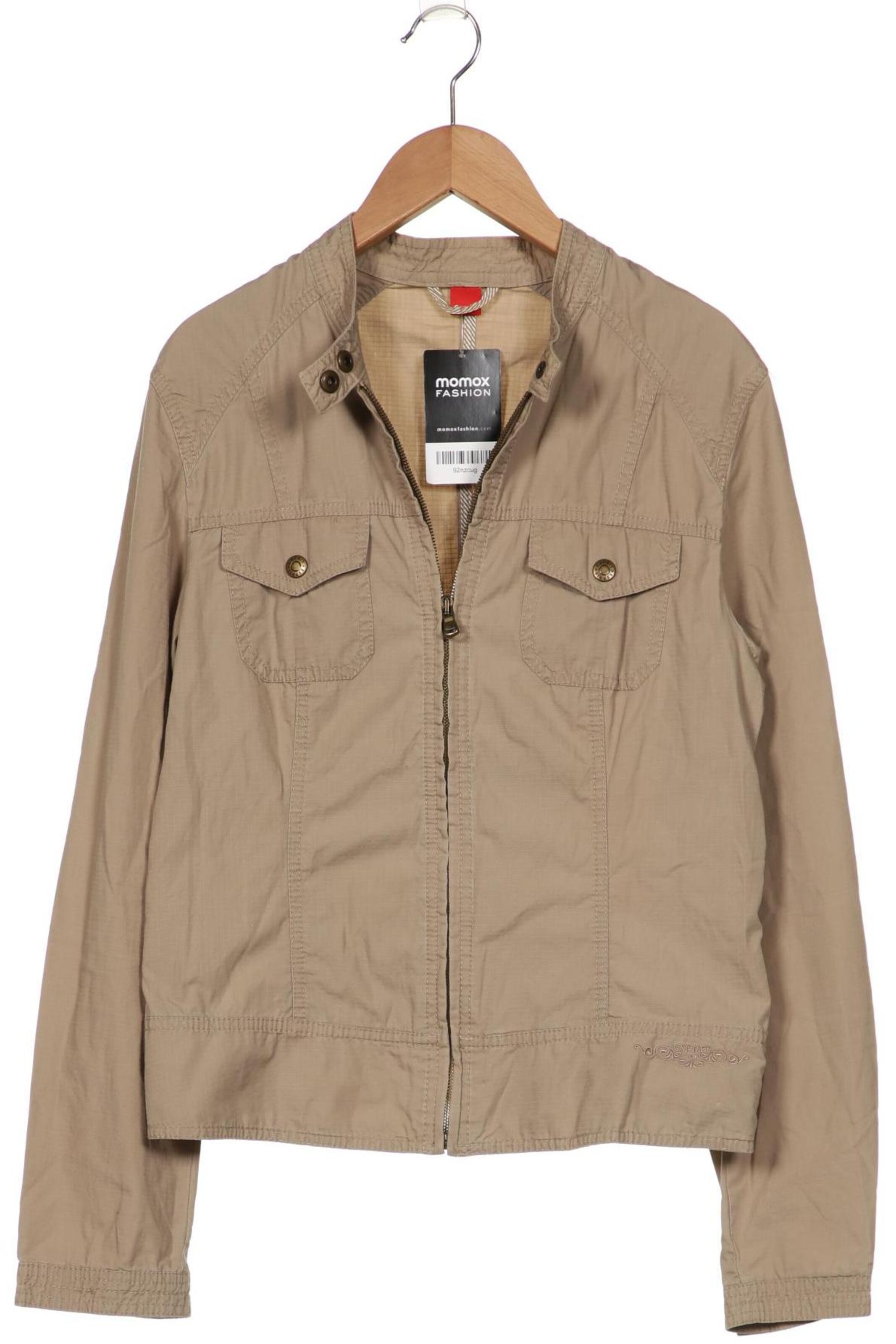 ESPRIT Jacket & Coat in M in Beige: front