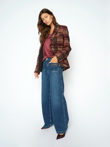 MOS MOSH Wide Leg Jeans 'MMColette Sernora' in Blau
