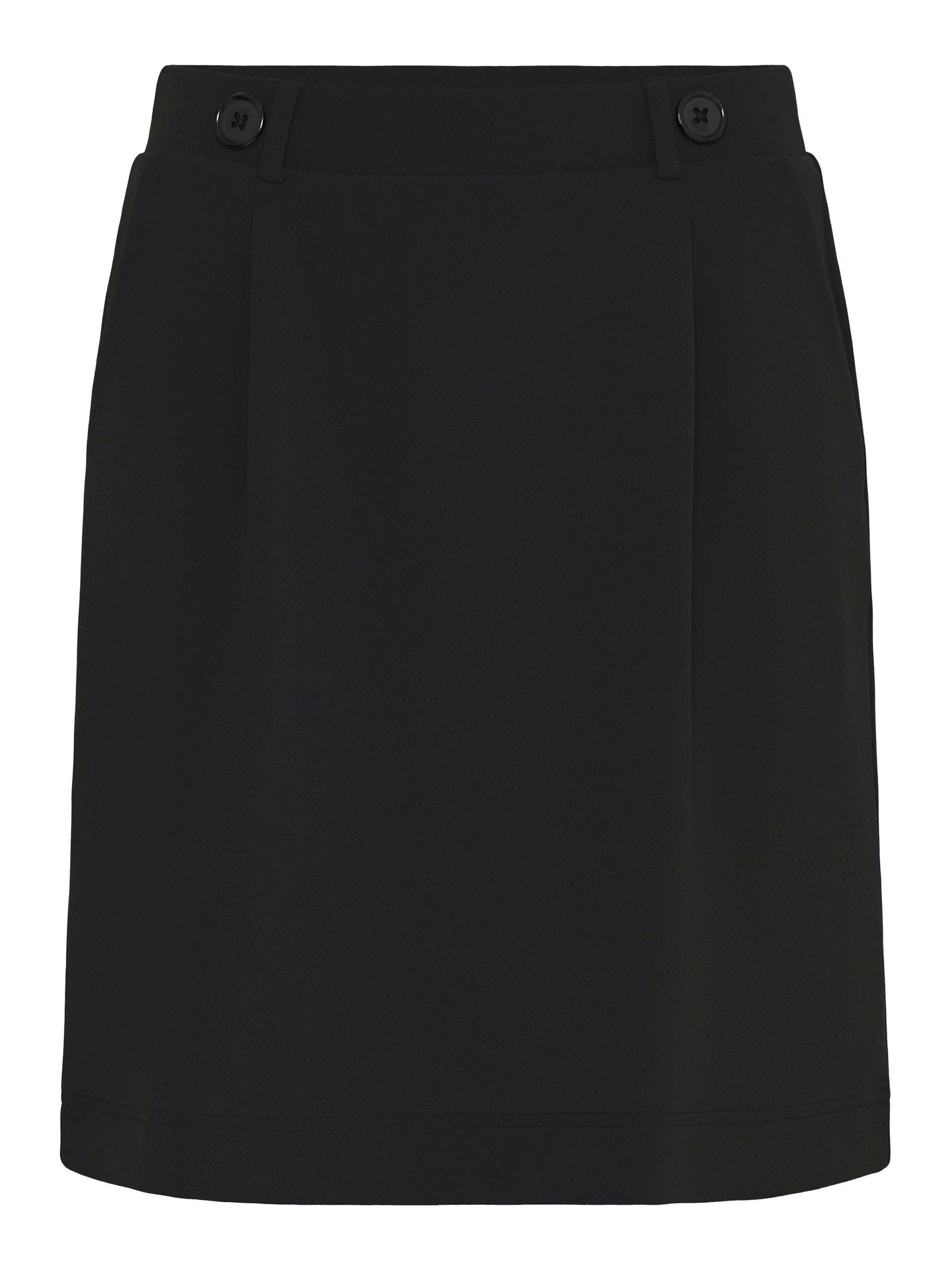 Gonna 'Tayra' di Oxmo in nero: frontale