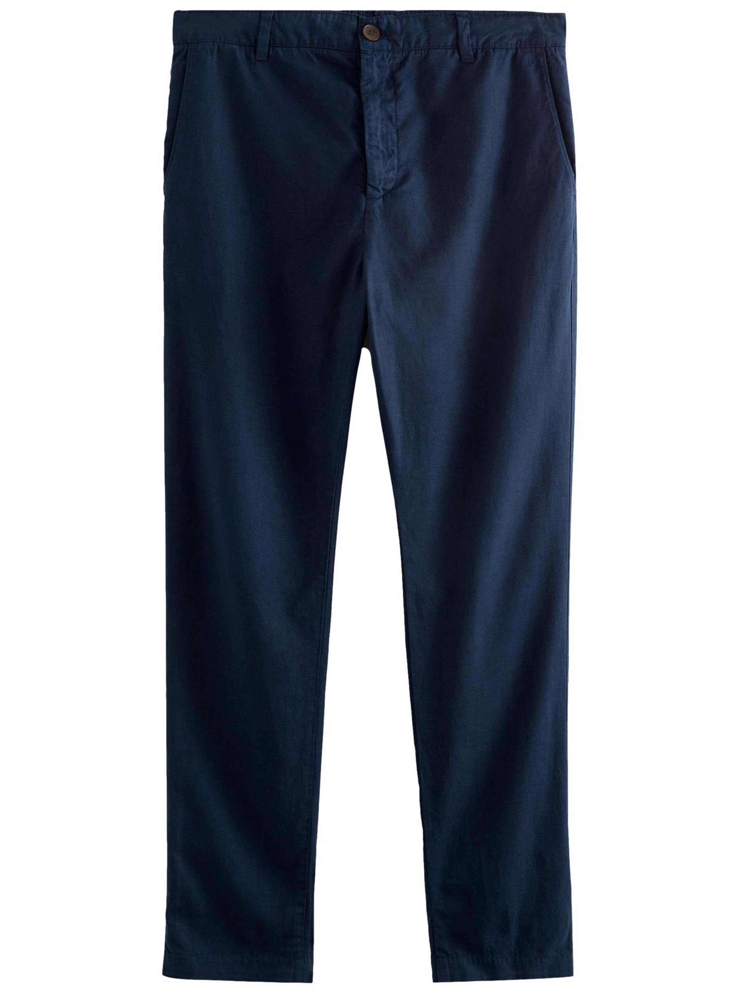 Next Slimfit Chinobyxa i blå: framsida