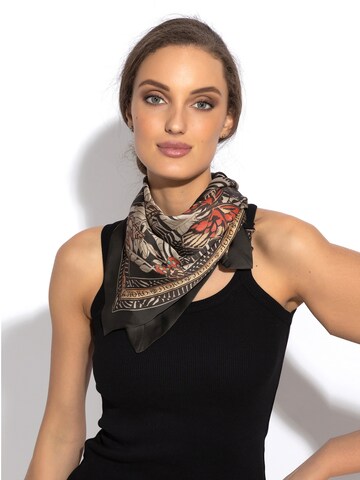 Écharpe 'MIDNIGHT BUTTERFLIES' JIORO en noir