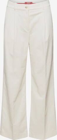 Wide Leg Pantalon ESPRIT en beige : devant