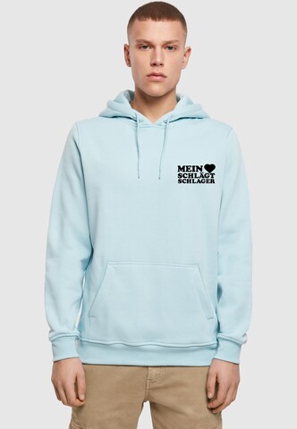 Merchcode Sweatshirt in Blue: front