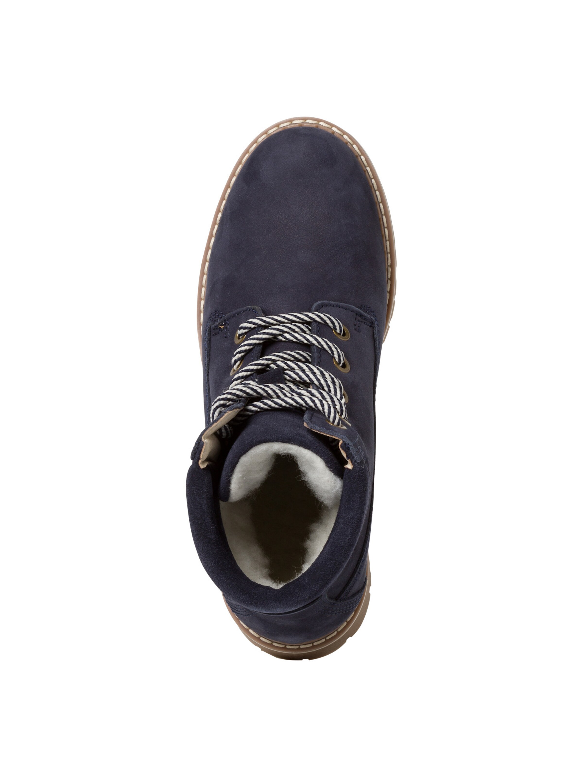 Tamaris Lace-up bootie in Blue