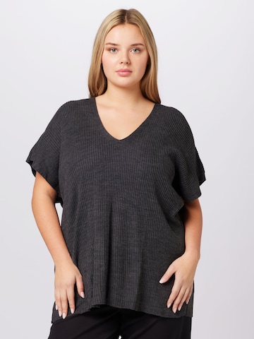 Dorothy Perkins Curve Sweater in Grey: front