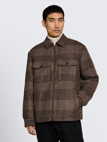 TOM TAILOR Winterjacke in Braun: Vorderseite