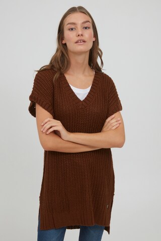 Oxmo Sweater 'Lene' in Brown: front