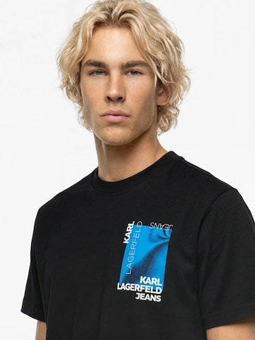 KARL LAGERFELD JEANS Póló - fekete