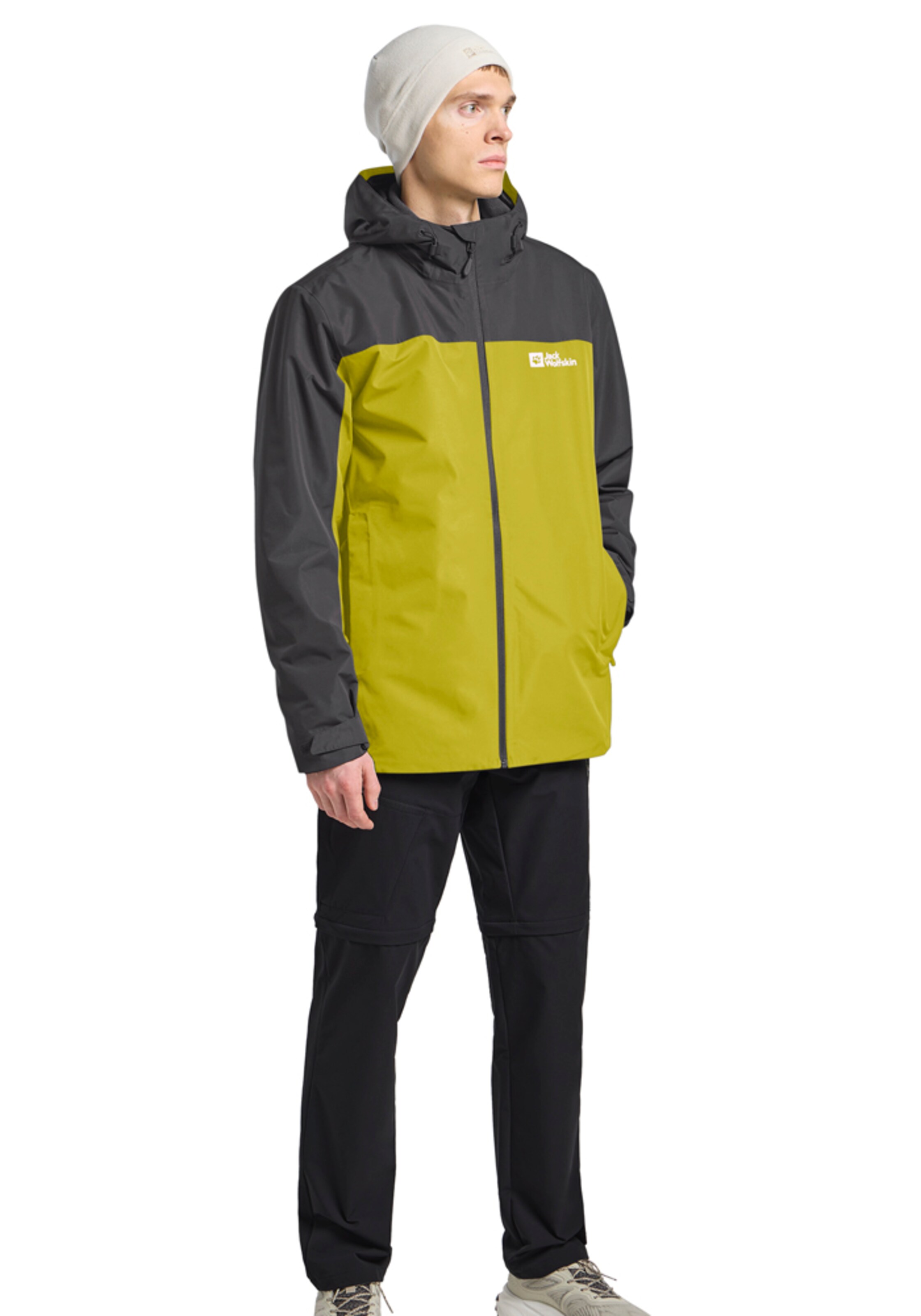 JACK WOLFSKIN Outdoor jacket 'Taubenberg' in Black