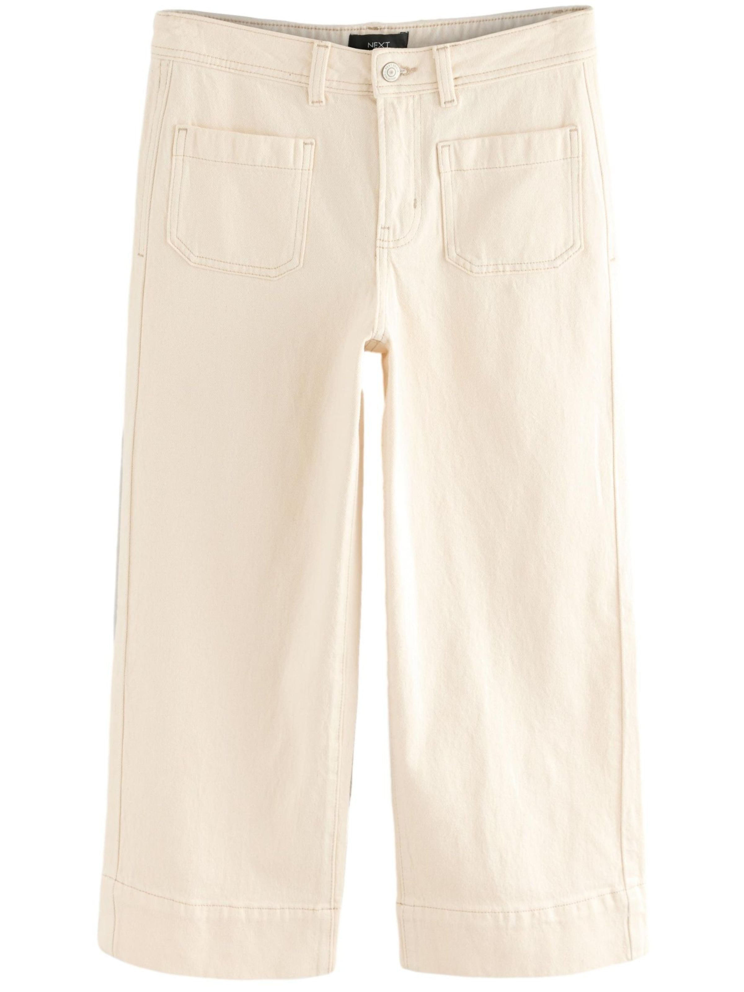 Next Обычный Джинсы в Бежевый: спереди