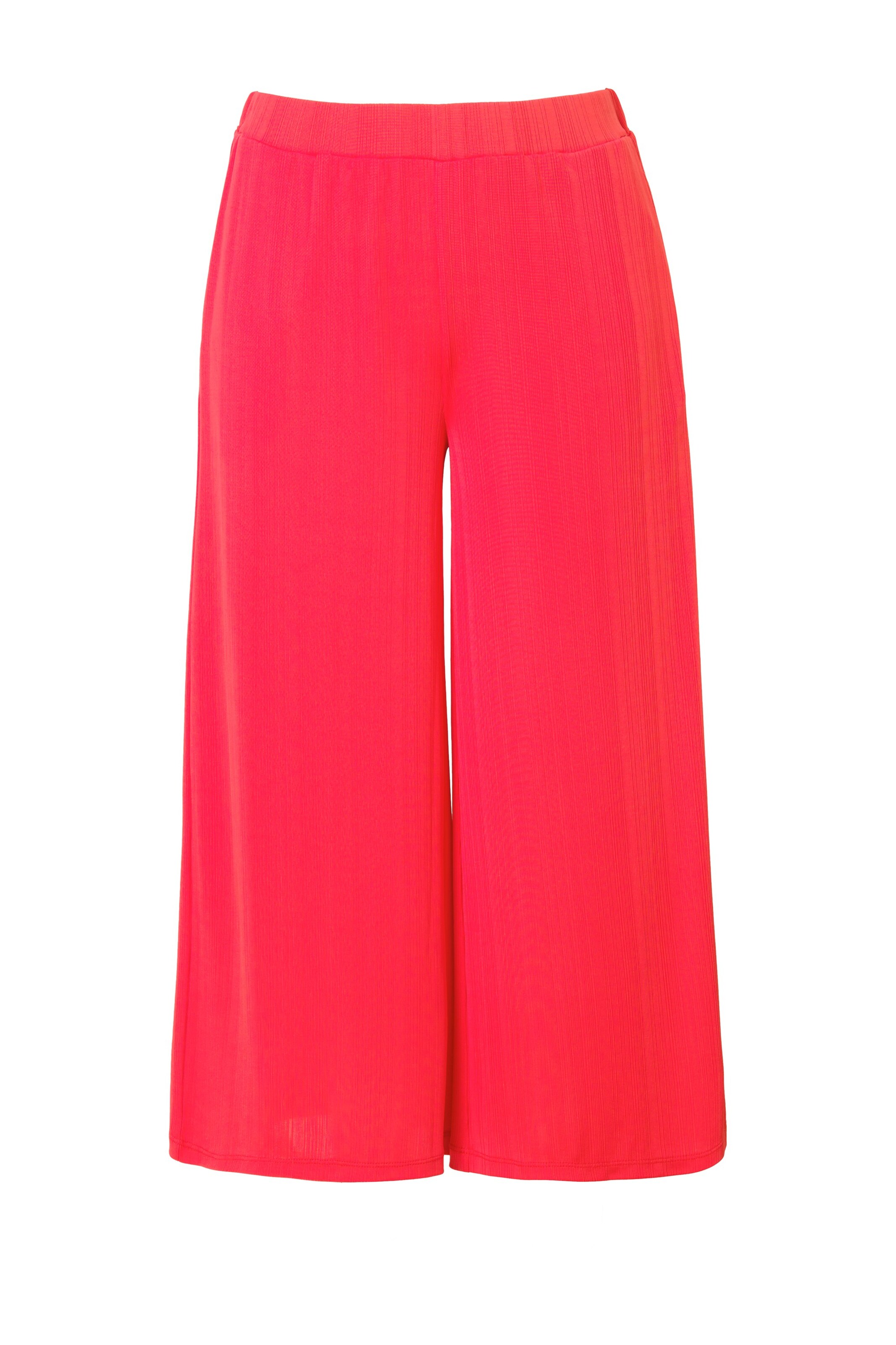 Ulla Popken Broek in Rood: voorkant