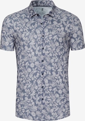 Coupe regular Chemise DESOTO en gris : devant