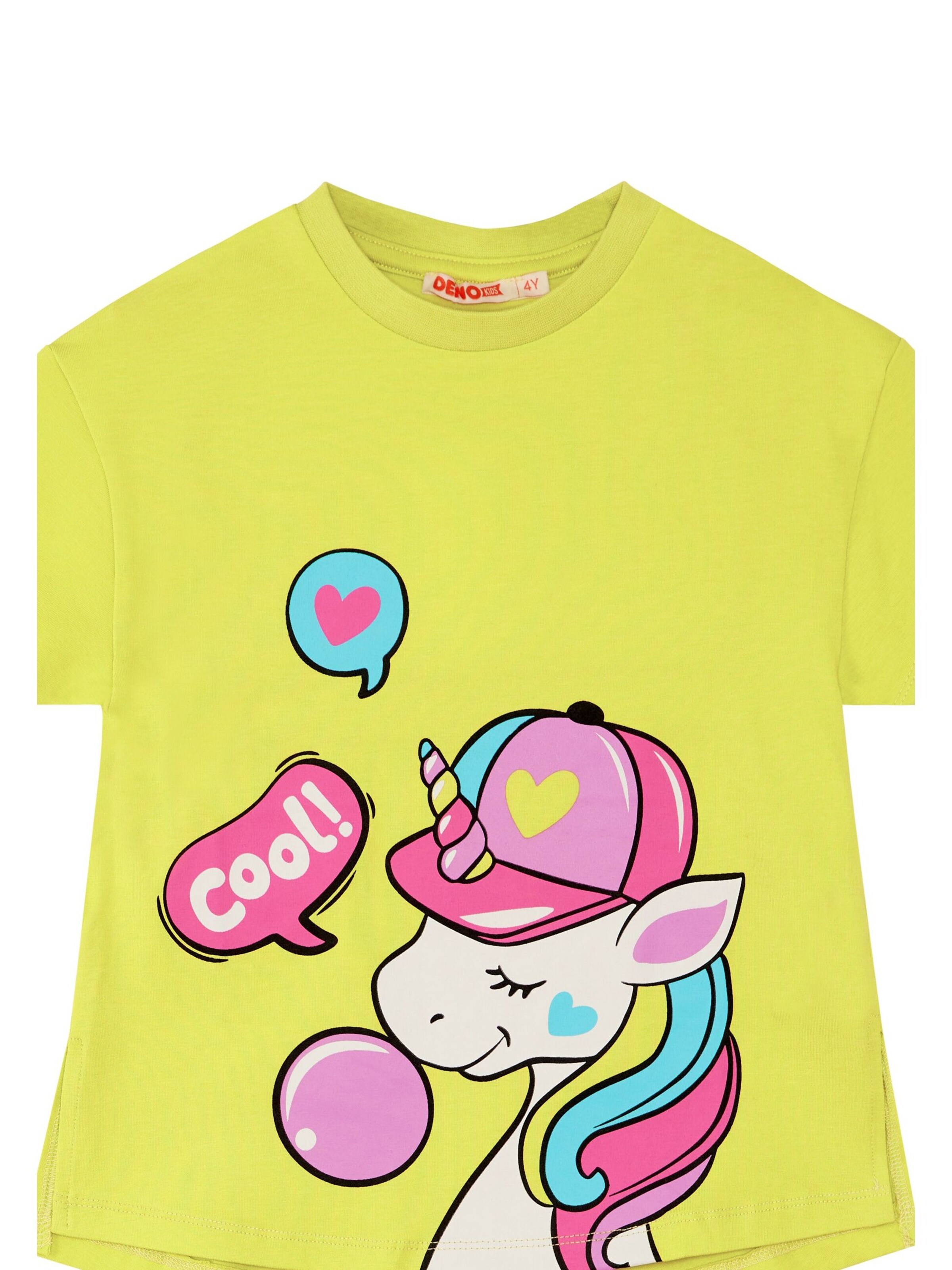 Denokids Trainingspak 'Cool Unicorn' in Groen