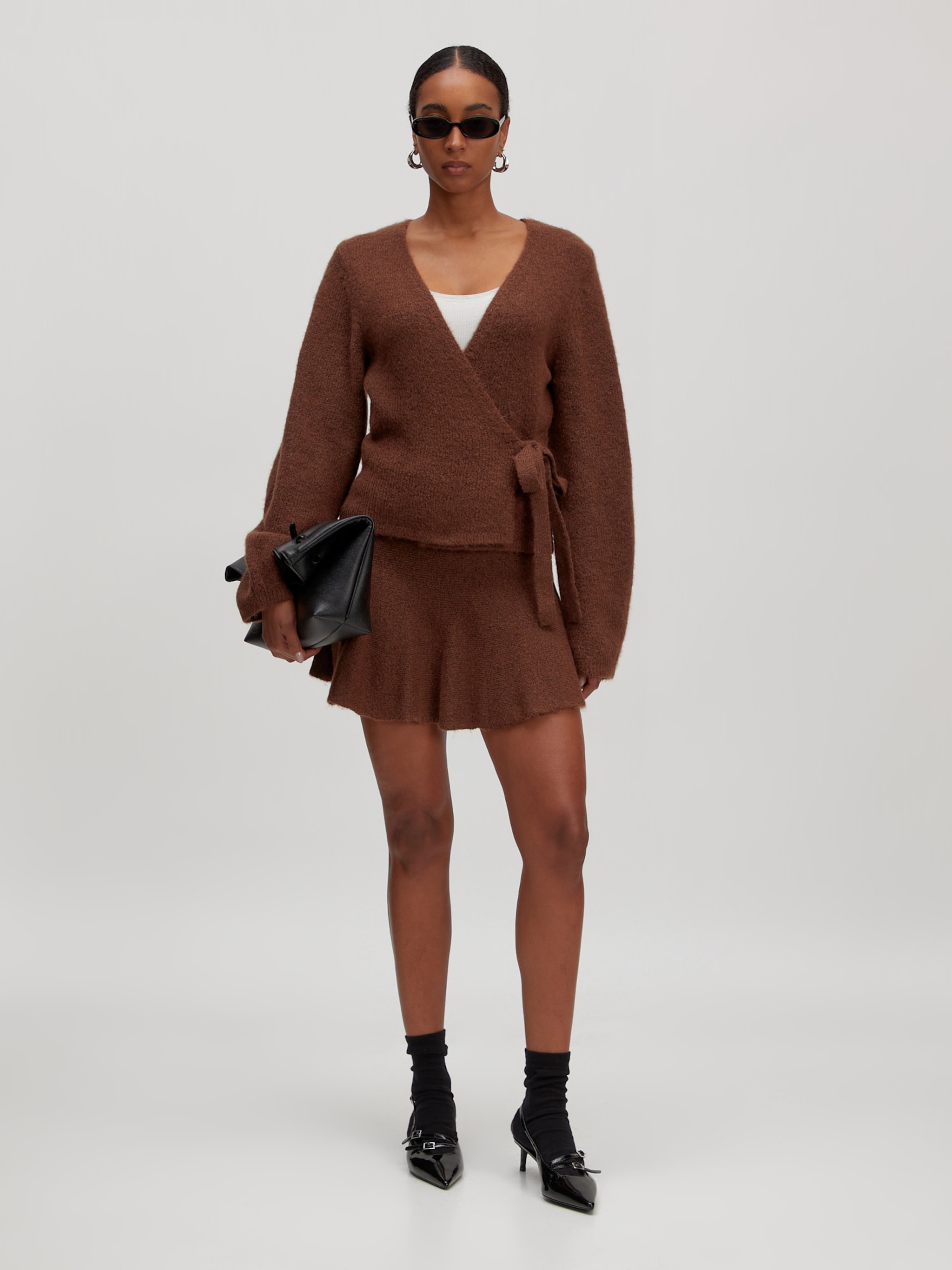 EDITED Produkte Rock 'Adalee Wool' braun