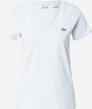 LEVI'S ® Shirt 'Perfect Vneck' in Blauw: voorkant