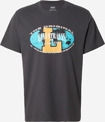 Marškinėliai iš LEVI'S ®, spalva – dangaus žydra / geltona / antracito spalva / balta, Prekių apžvalga