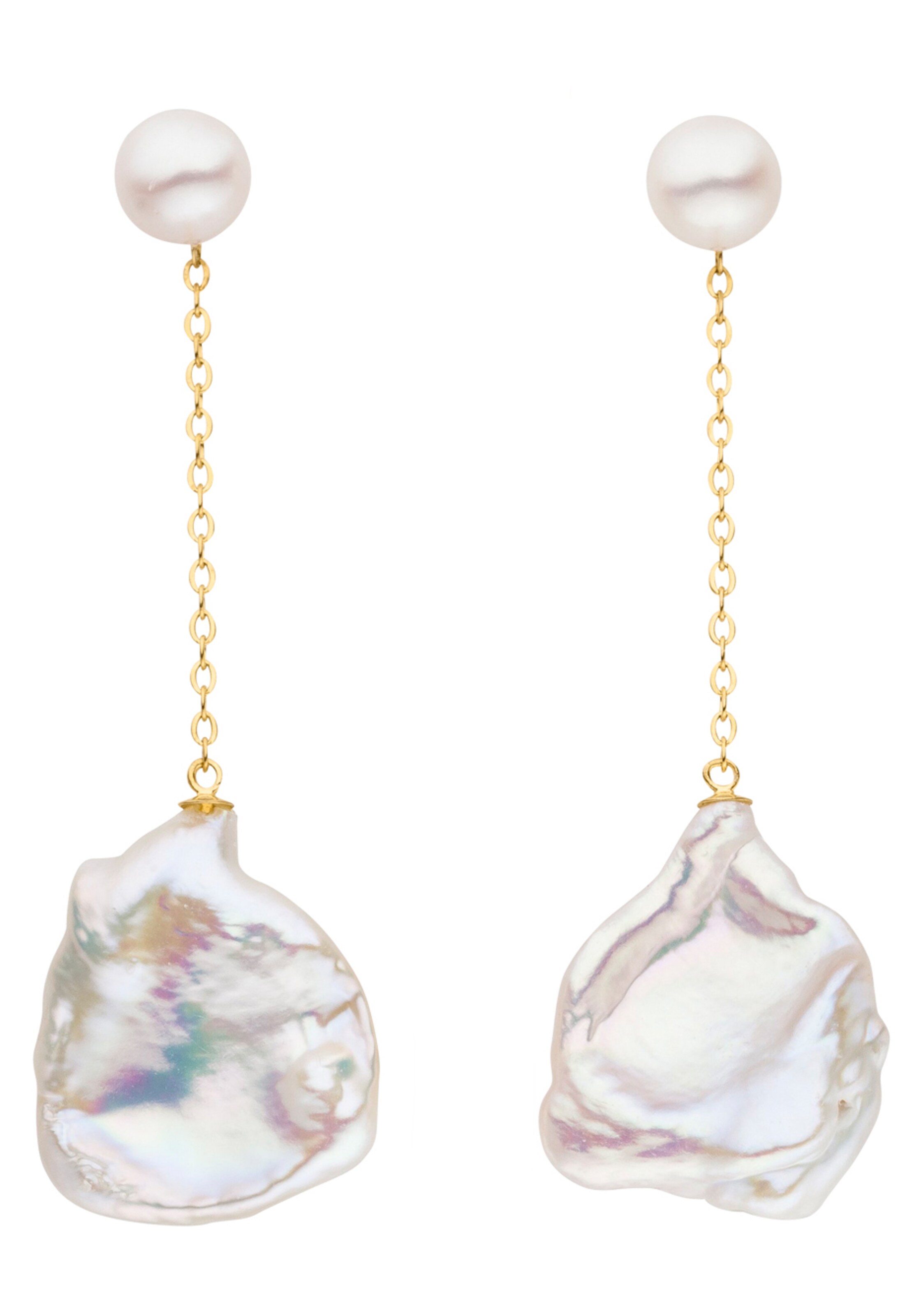 FIRETTI Ohrringe in Weiß: Vorderseite