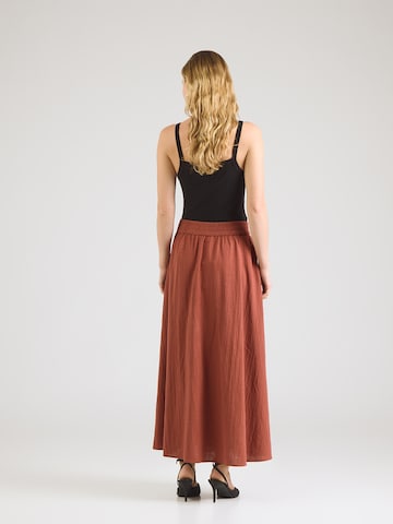 ONLY - Falda 'ONLTIZANA' en marrón