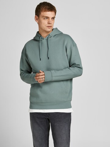 pelēks JACK & JONES Sportisks džemperis 'STAR': no priekšpuses