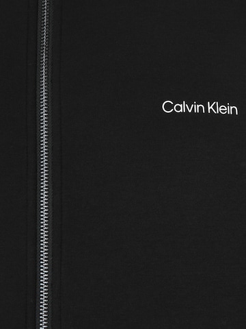 Calvin Klein Big & Tall Sweatjacke in Schwarz