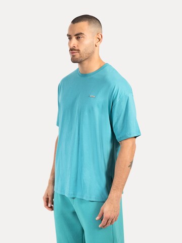 Smilodox T-Shirt Oversize Cedrik in Blau