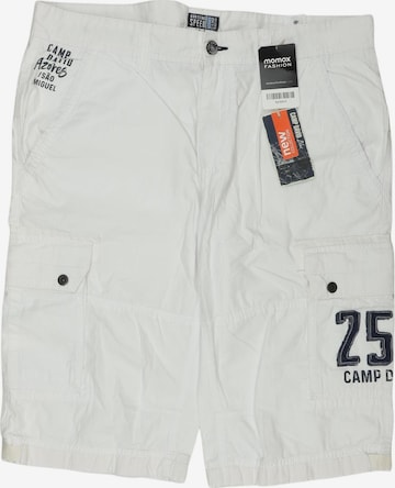 CAMP DAVID Shorts 34 in Weiß: Vorderseite
