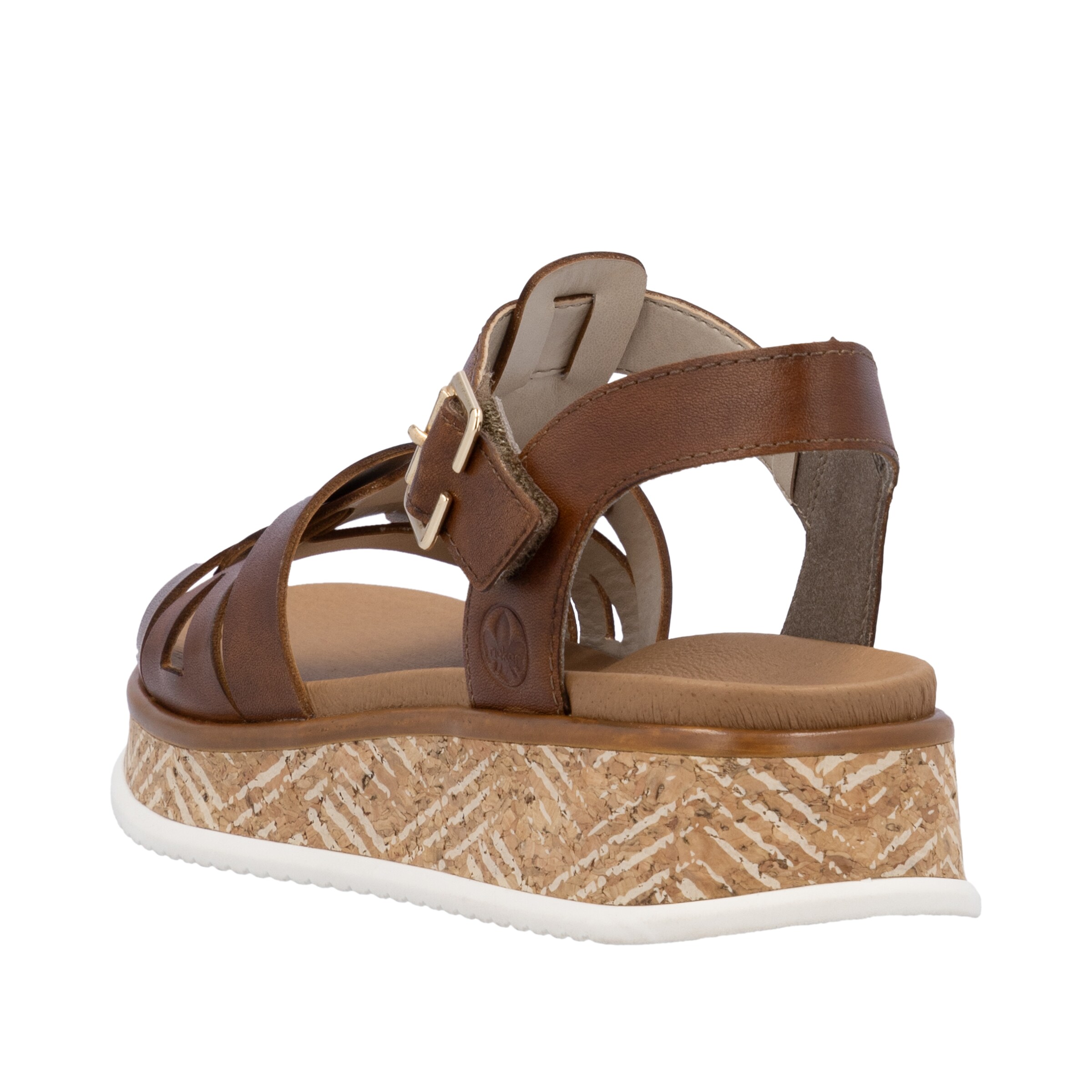 Rieker Strap Sandals in Brown