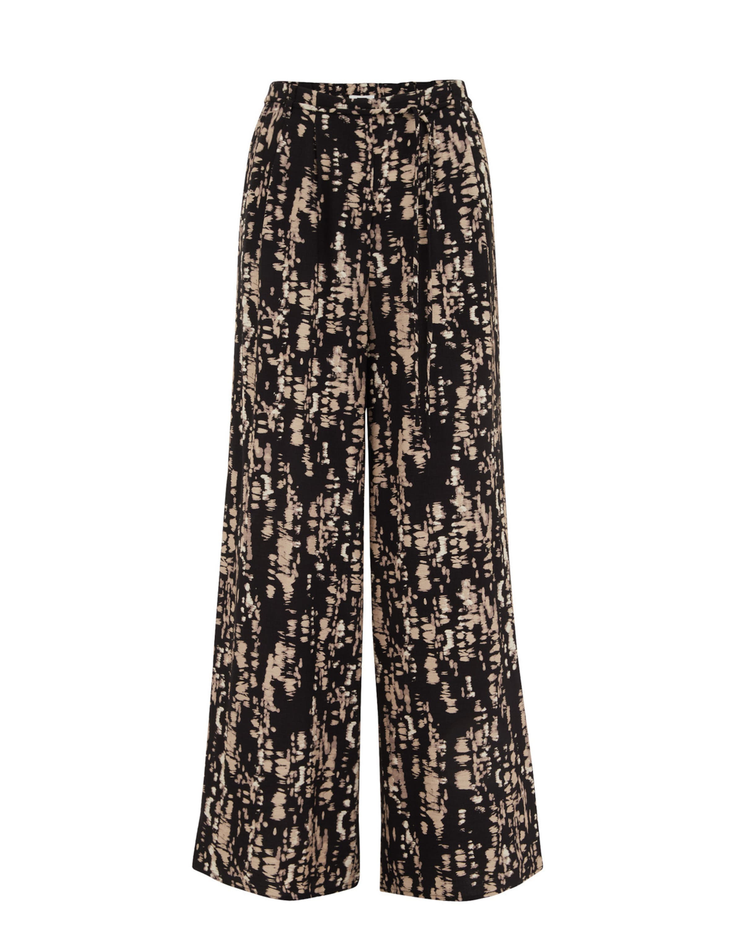 Wide Leg Pantalon WE Fashion en noir : devant