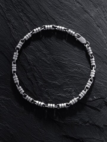 REYTEL - Pulsera 'OND SIRKEL' en plata: frente