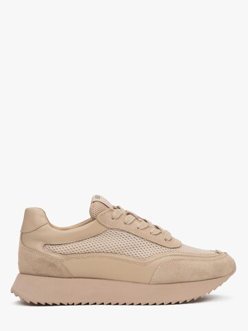 Estro Sneakers laag '301-04-22' in Beige: voorkant