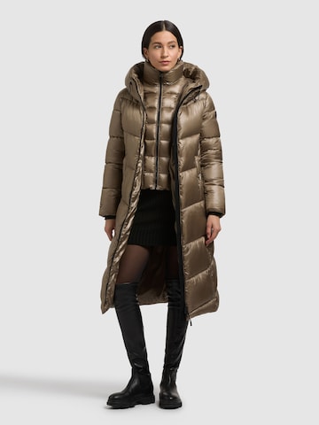 khujo Mantel 'Rabia' in Braun