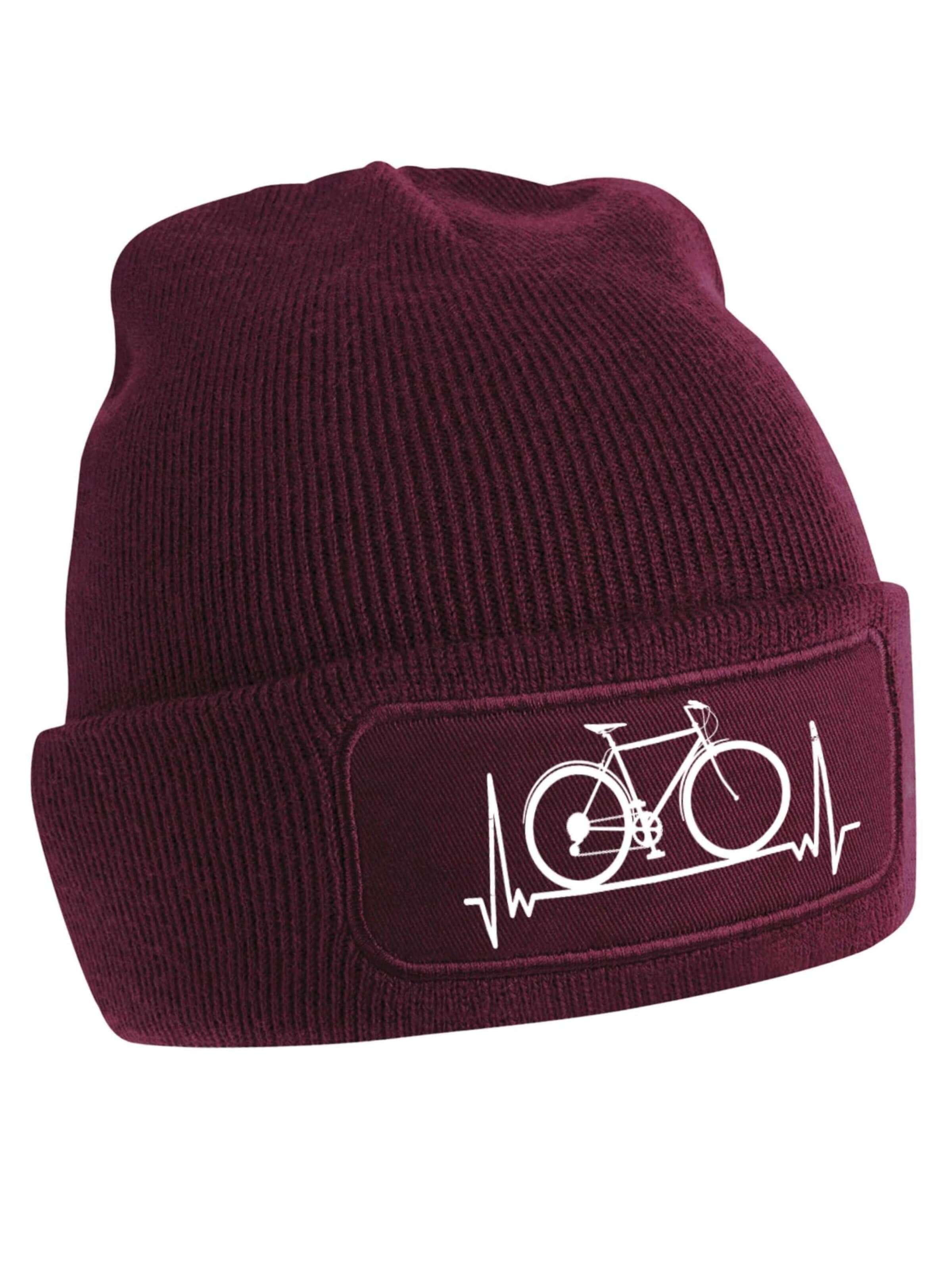 Youth Designz Mütze 'Heartbeat Fahrrad'‌‌‌‌‌‌‌ in Rot