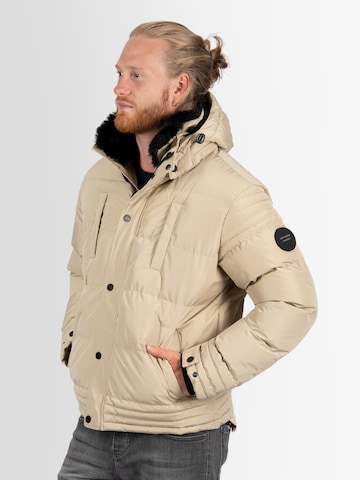 Alessandro Salvarini Jacke 'Fabiano' in Beige: Vorderseite
