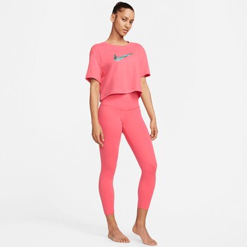 NIKE Performance Shirt 'Swoosh' in Pink