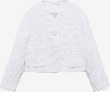 MANGO KIDS Between-Season Jacket in White: front