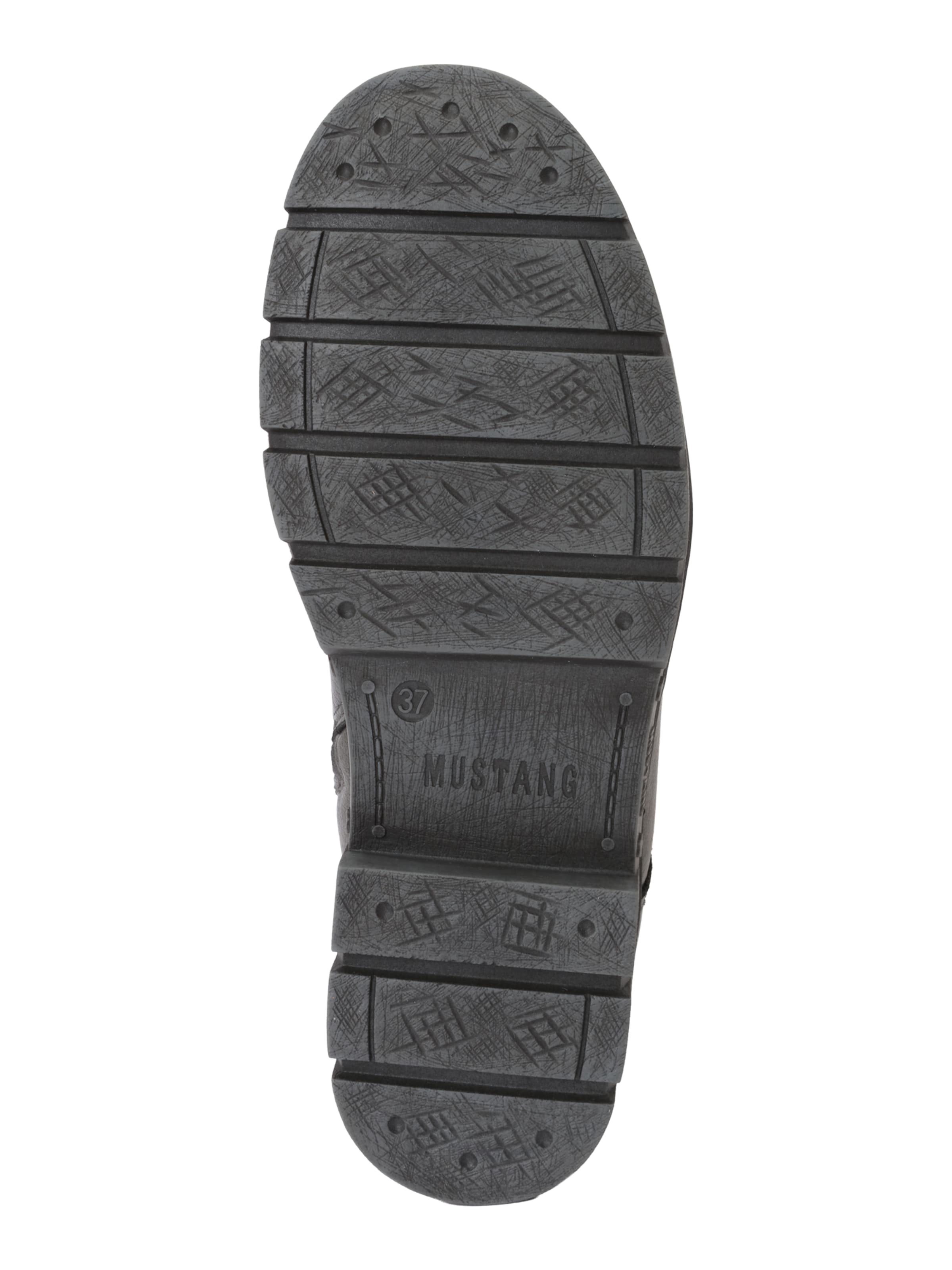 MUSTANG Μποτάκι με κορδόνια σε γκρι