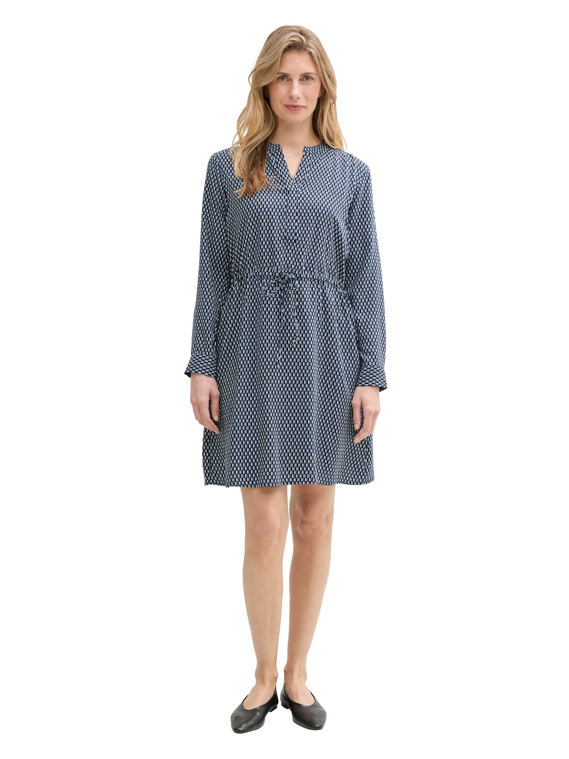 TOM TAILOR Šaty - Modrá: predná strana