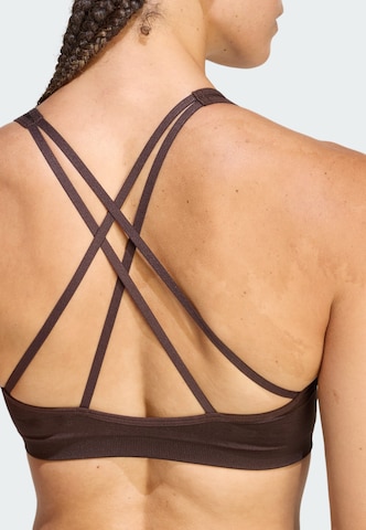 Bustier Soutien-gorge de sport 'Essentials' ADIDAS PERFORMANCE en marron