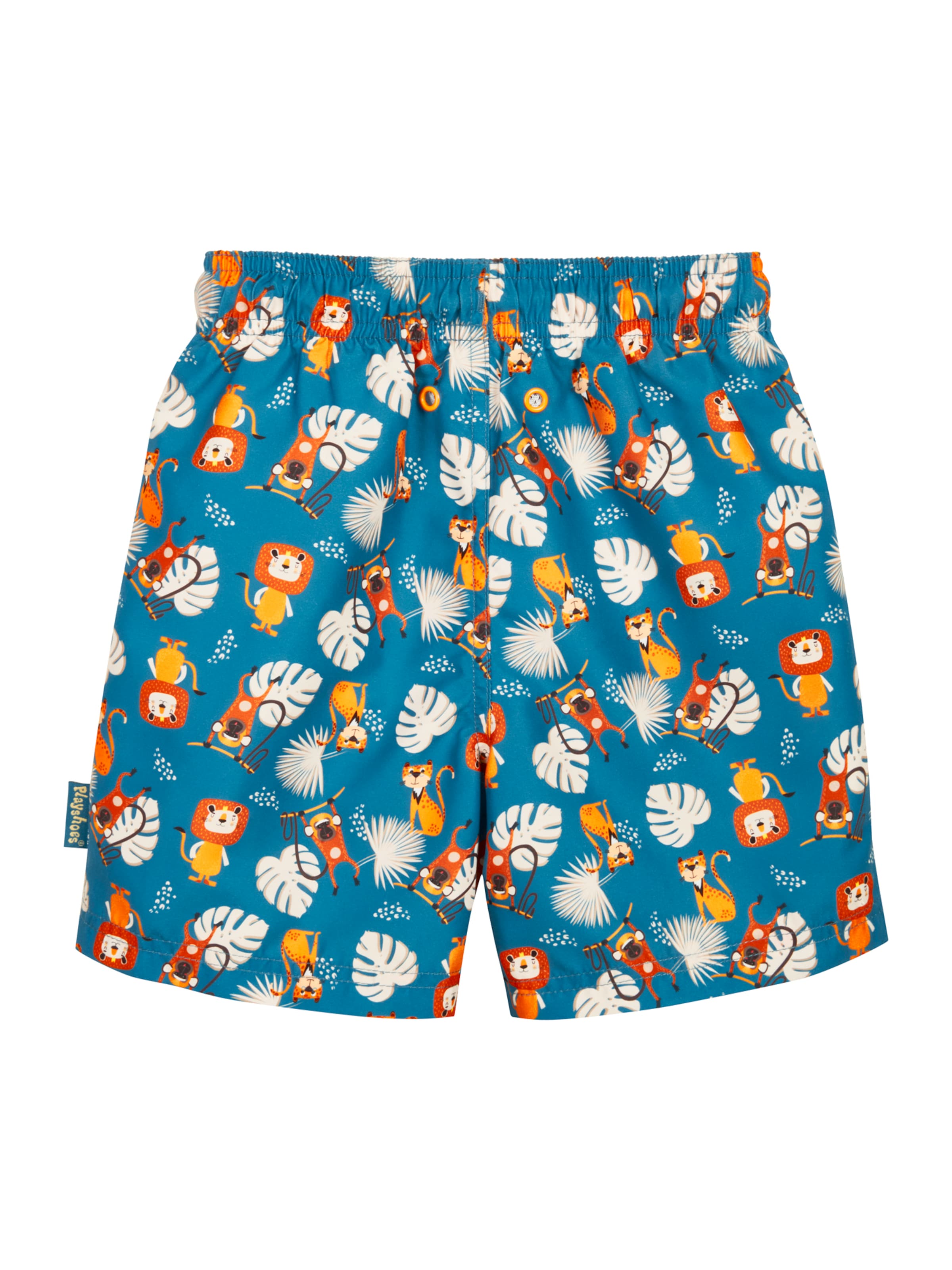 PLAYSHOES Badshorts 'Dschungel' i grön