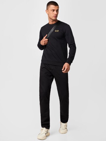 EA7 Emporio Armani Sweatshirt in Zwart