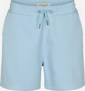 U.S. POLO ASSN. Regular Shorts ' UWMaeve ' in Blau: Vorderseite