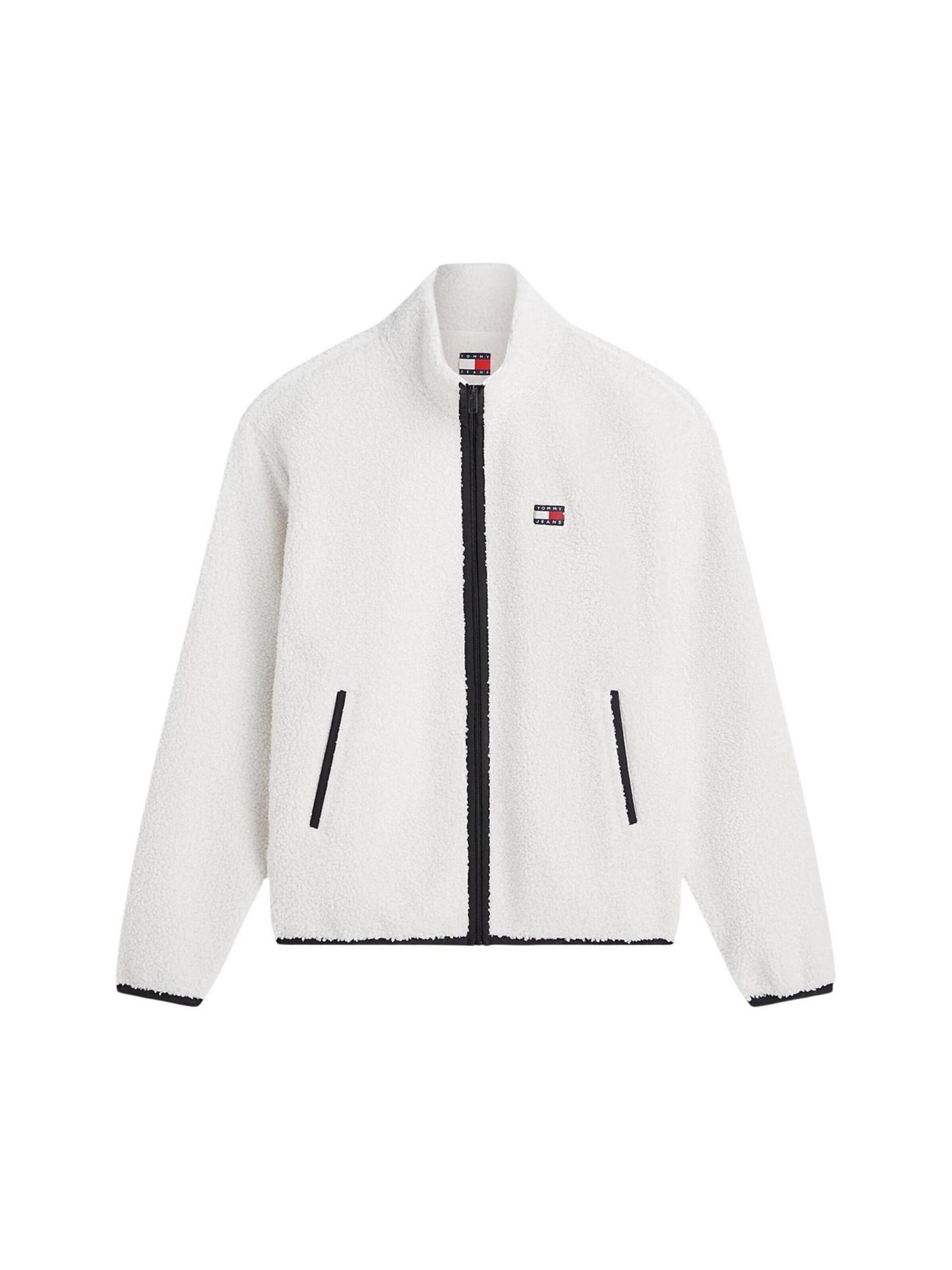 Giacca di pile 'DM0DM22345' di Tommy Jeans in beige: frontale