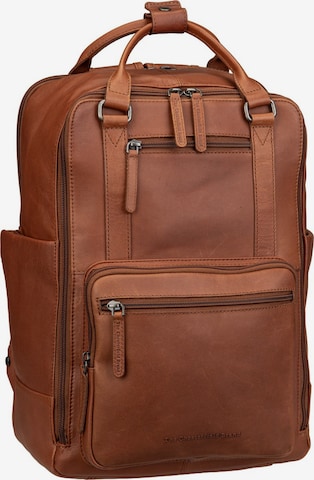The Chesterfield Brand Backpack 'Calden' in Brown: front
