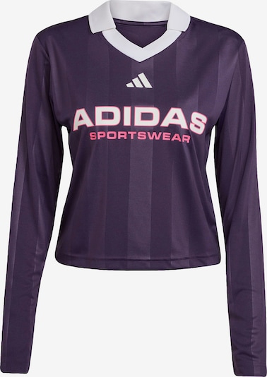 ADIDAS SPORTSWEAR T-shirt fonctionnel 'TIRO Q4' en mûre / violet foncé / rose clair / blanc, Vue avec produit