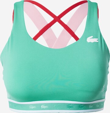 Lacoste Sport Bustier Sport-BH in Grün: predná strana