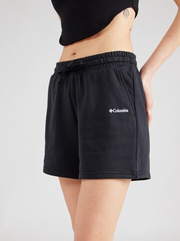 COLUMBIA Regular Sportshorts in Schwarz