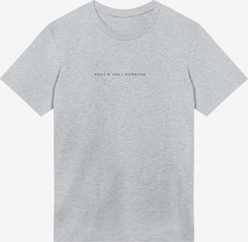 F4NT4STIC Shirt 'Knut und Jan Hamburg' in Grey: front
