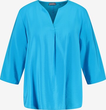 SAMOON Blouse in Blauw: voorkant